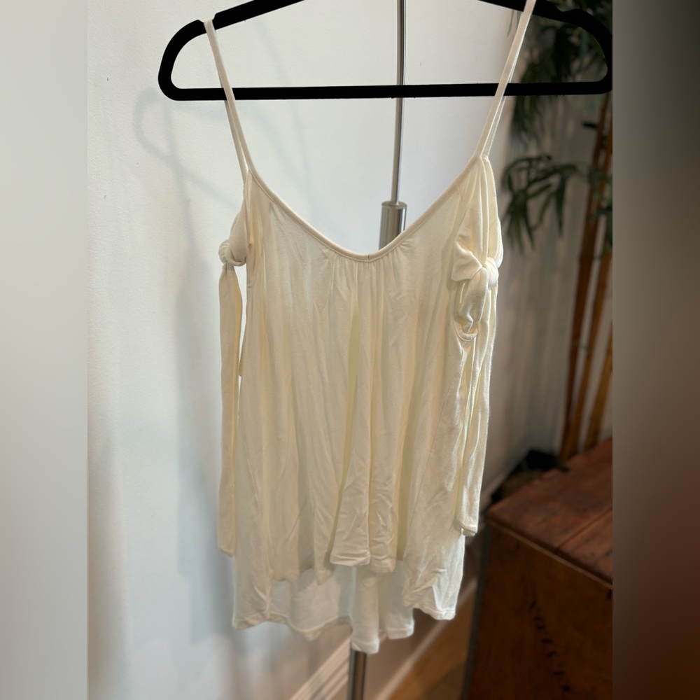 White off the shoulder top